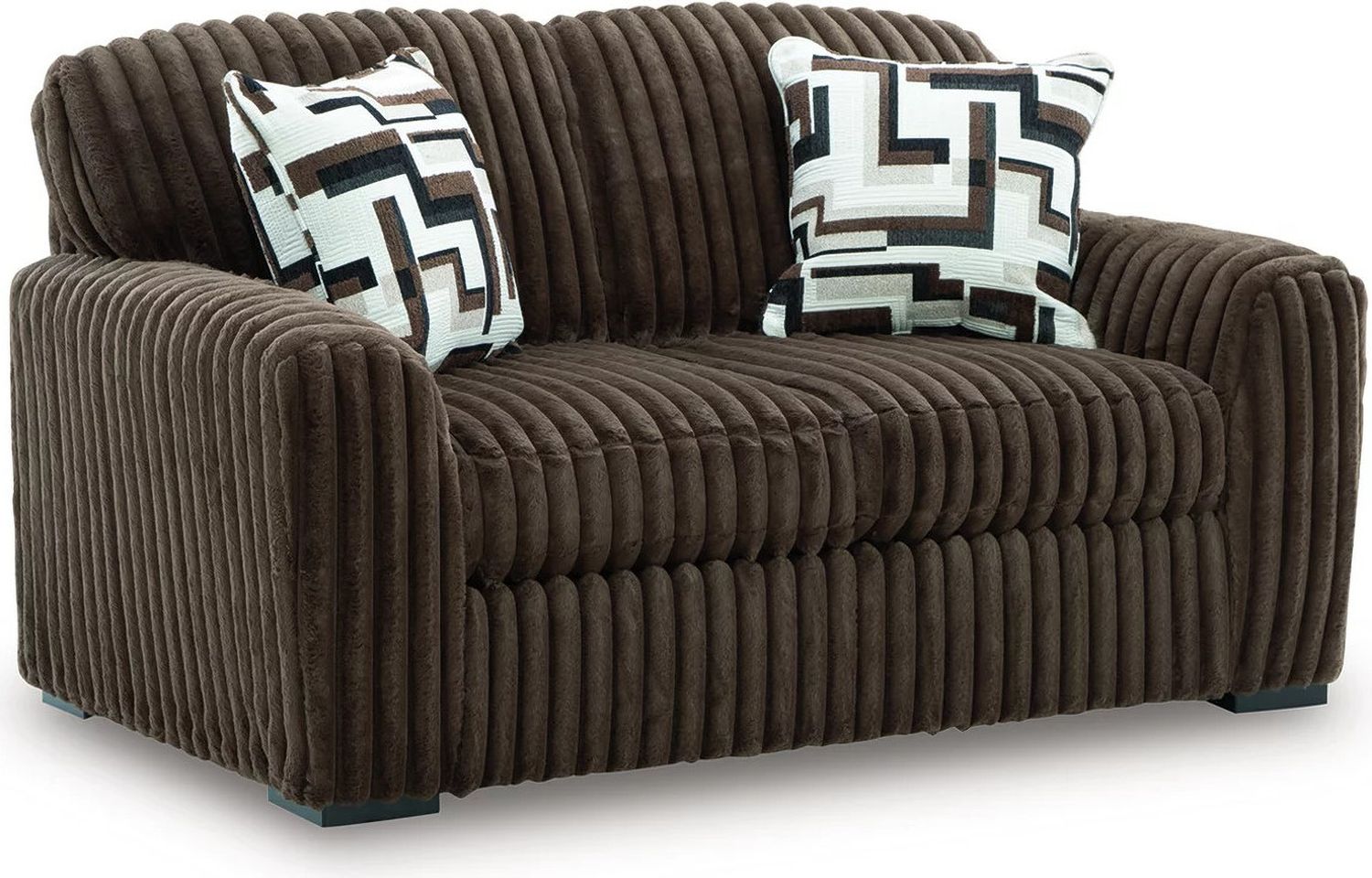 Midnight-Madness Living Room Set In Chocolate 98104U1