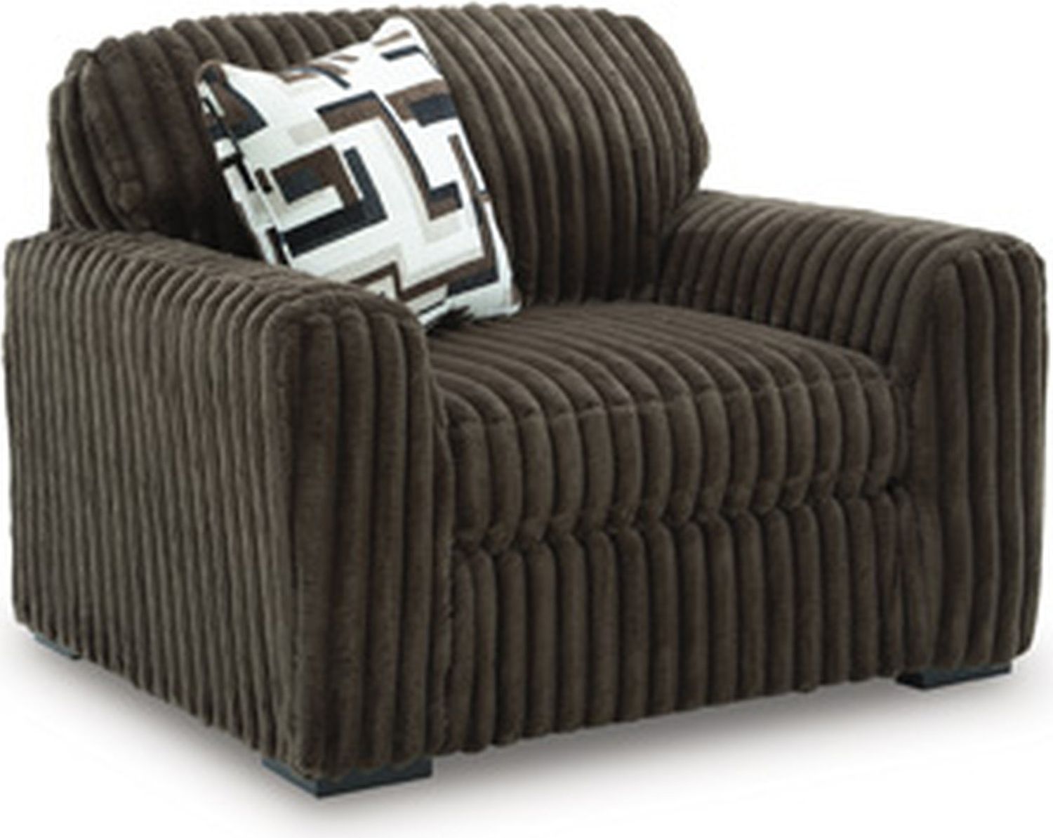 Midnight-Madness Living Room Set In Chocolate 98104U1