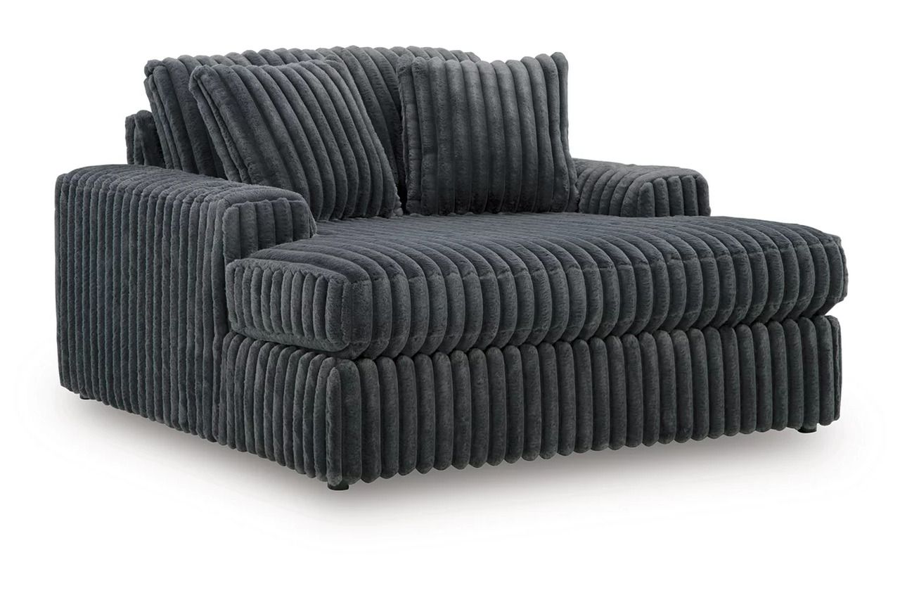 Midnight-Madness Oversized Chaise In Gunmetal 9810515