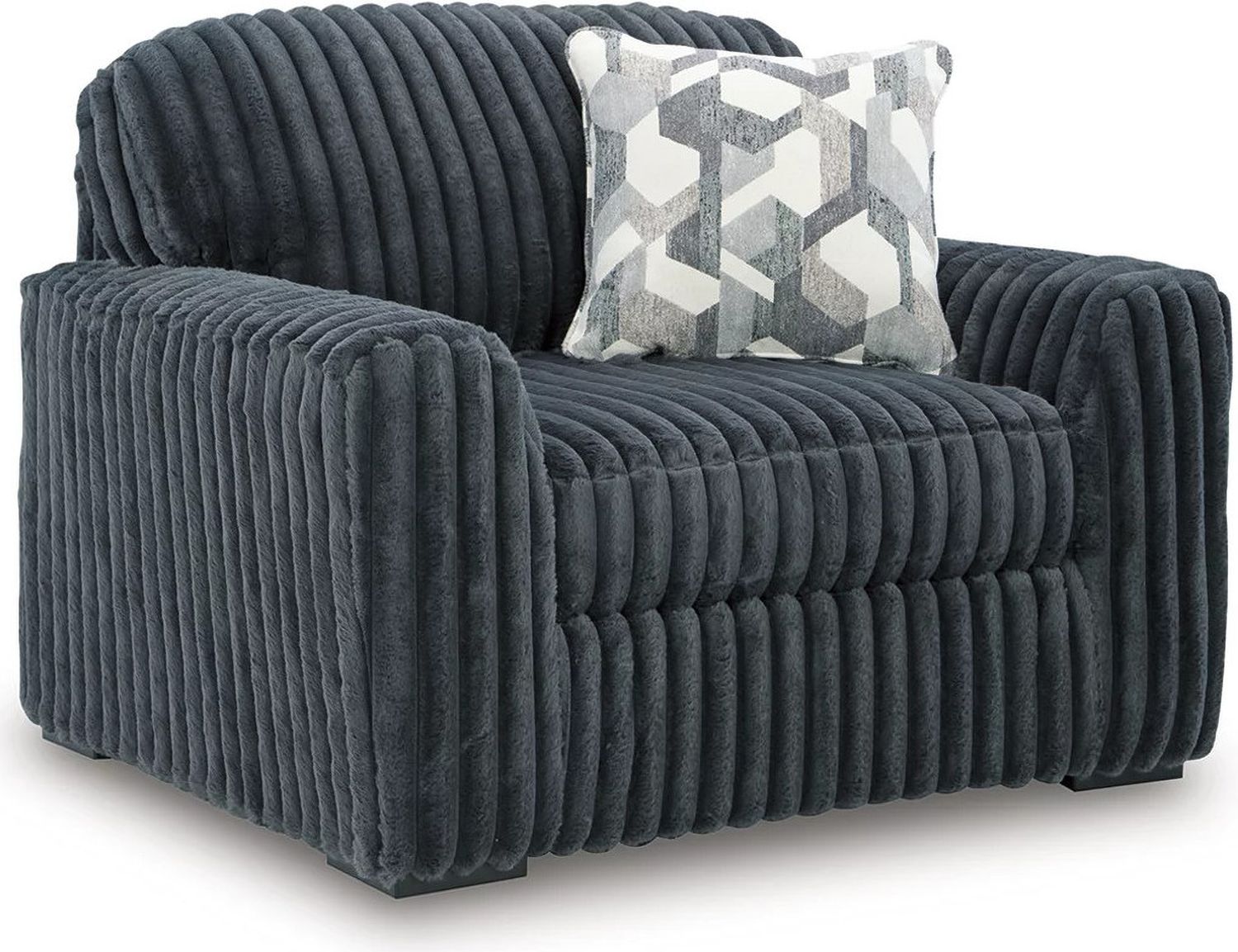 Midnight-Madness Oversized Chair In Gunmetal 9810523