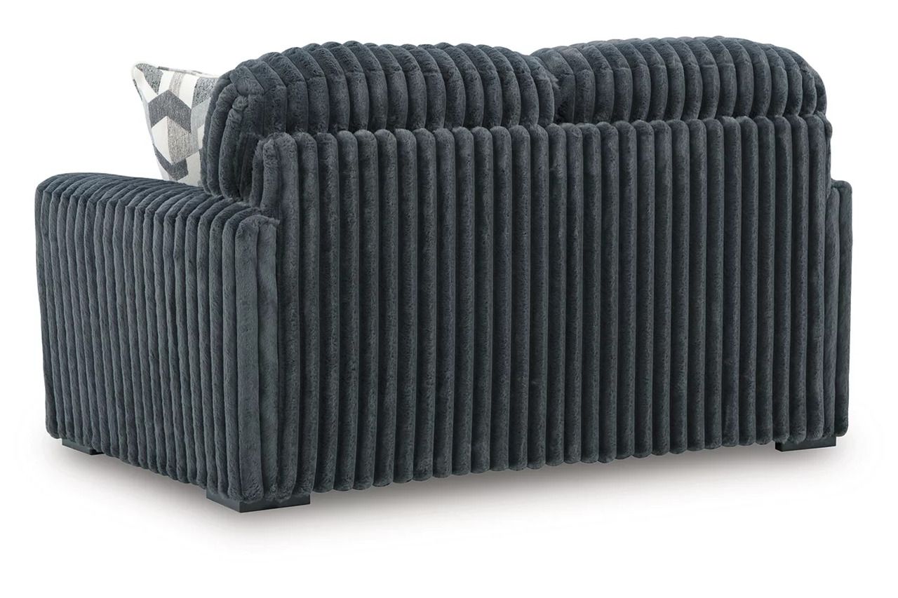 Midnight-Madness Loveseat In Gunmetal 9810535