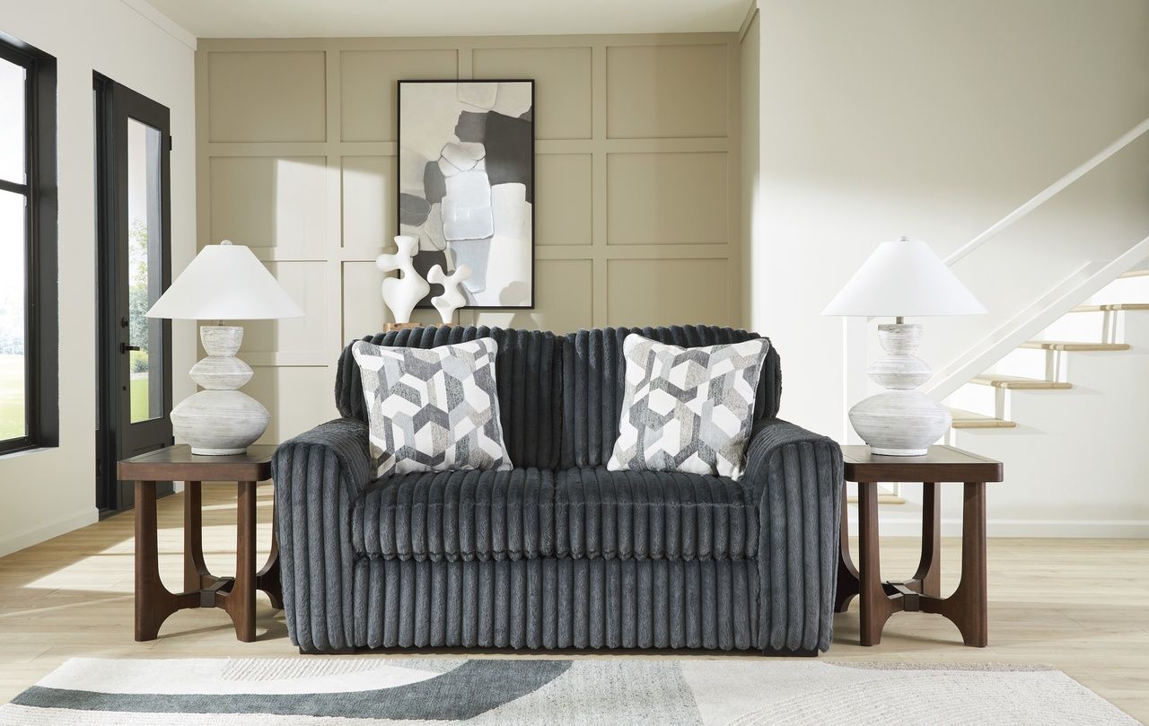 Midnight-Madness Loveseat In Gunmetal 9810535