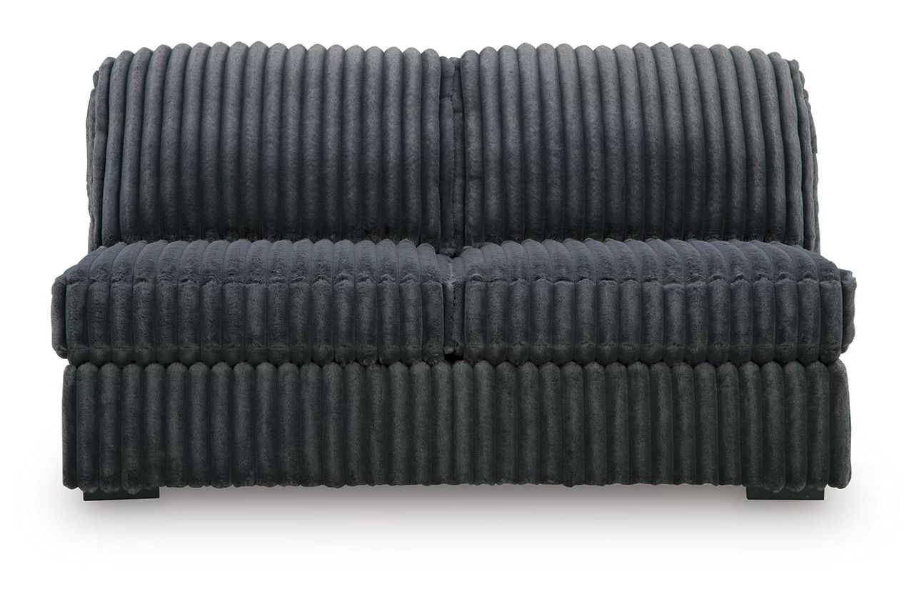 Midnight-Madness 4-Piece Sectional with LAF Chaise In Gunmetal 98105S1