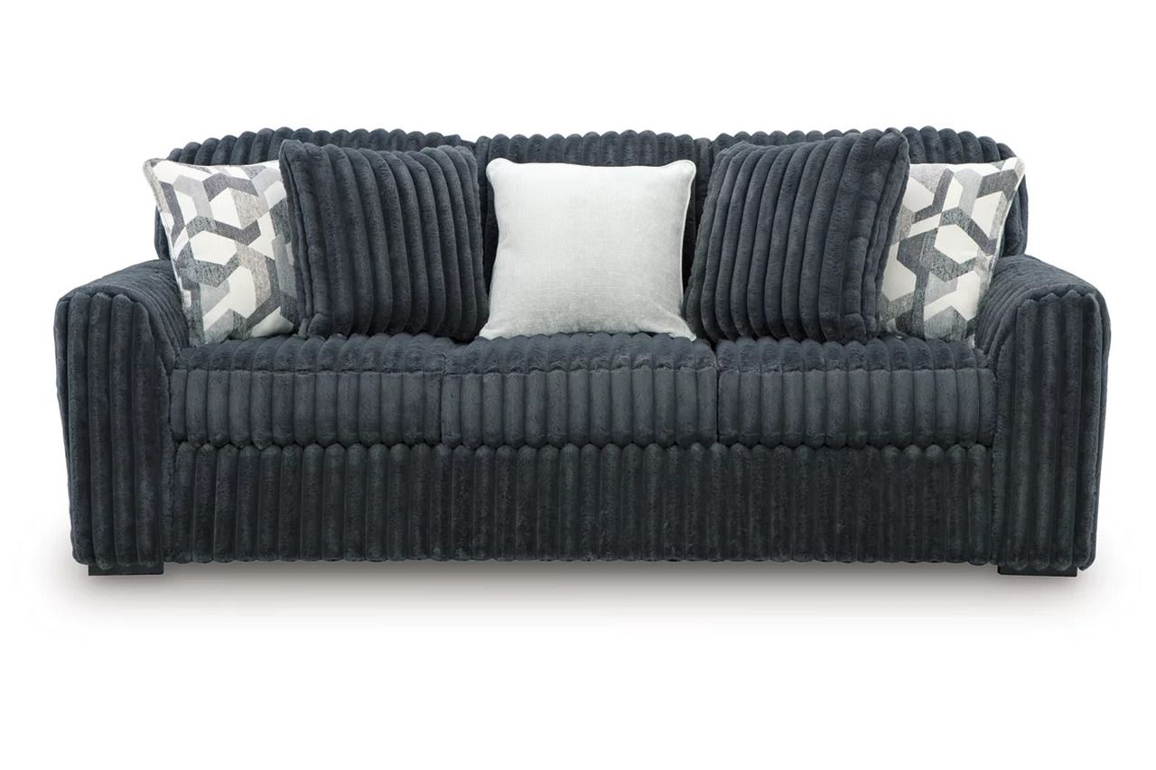 Midnight-Madness Living Room Set In Gunmetal 98105U1