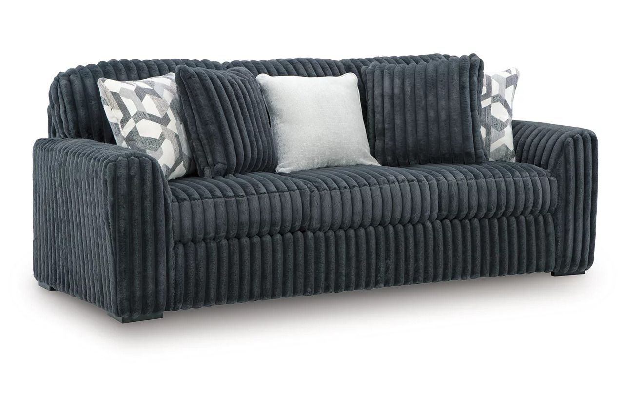 Midnight-Madness Living Room Set In Gunmetal 98105U1