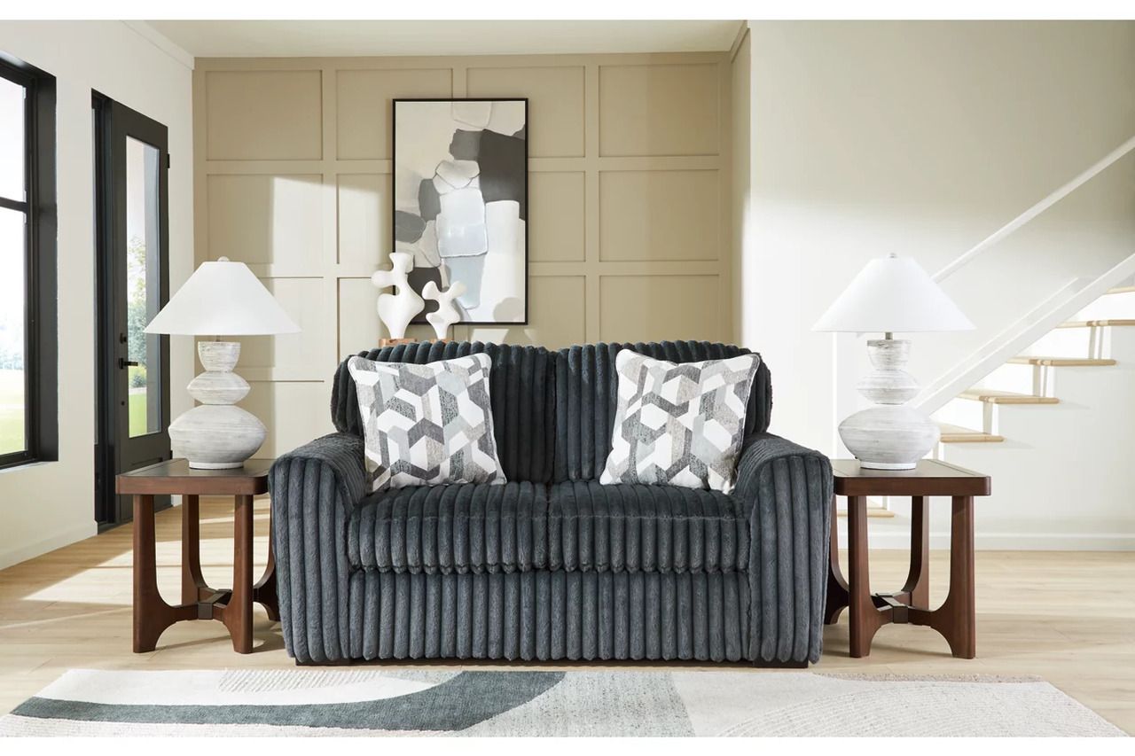 Midnight-Madness Living Room Set In Gunmetal 98105U1