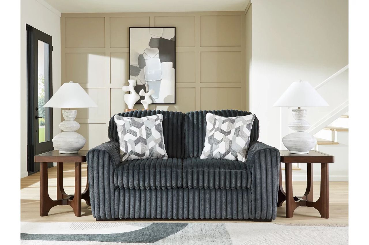 Midnight-Madness Living Room Set In Gunmetal 98105U1