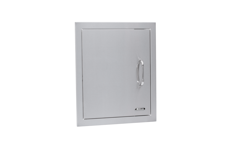 Vertical Stainless-Steel Access Door Left Swing with Reveal 98560