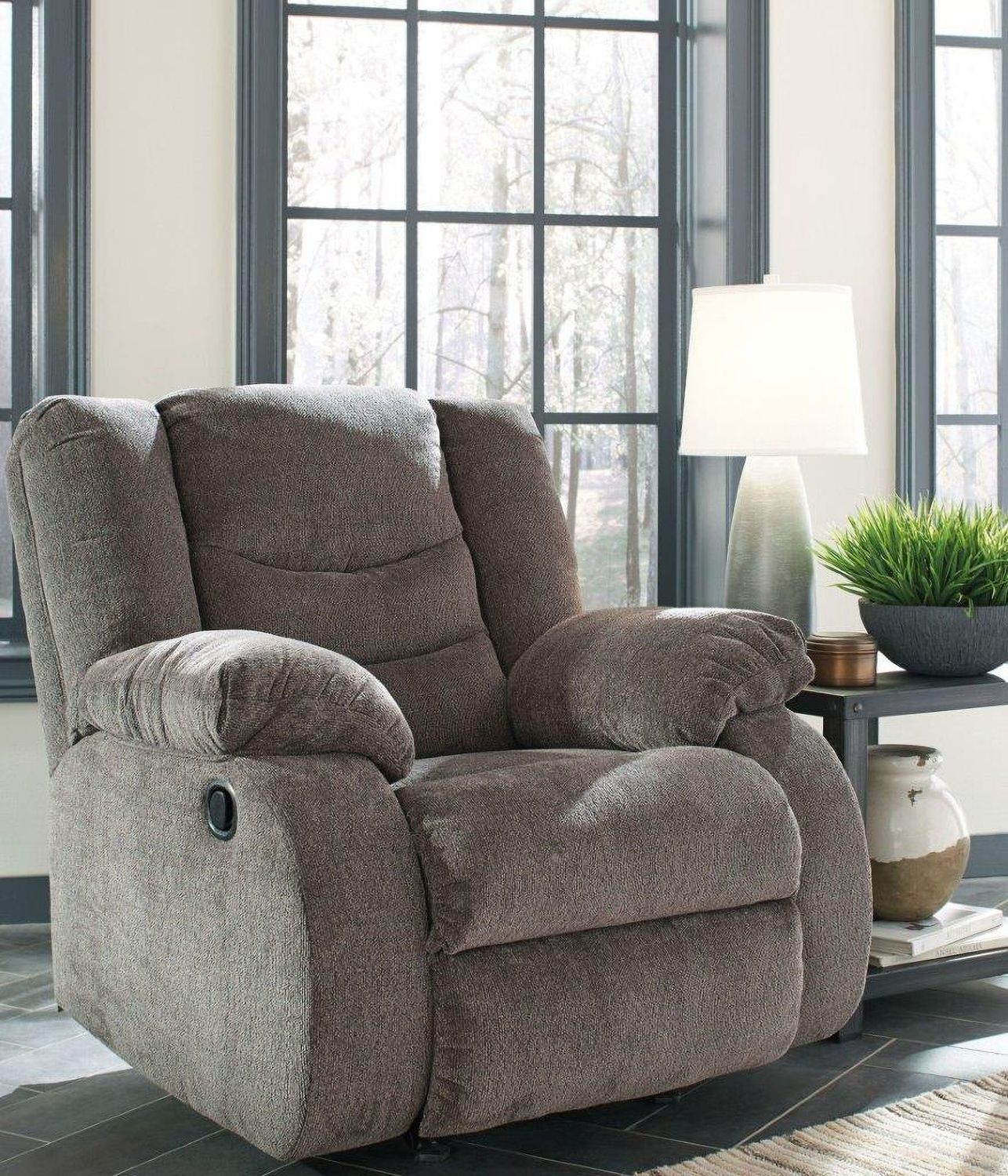 Tulen Rocker Recliner In Gray 9860625
