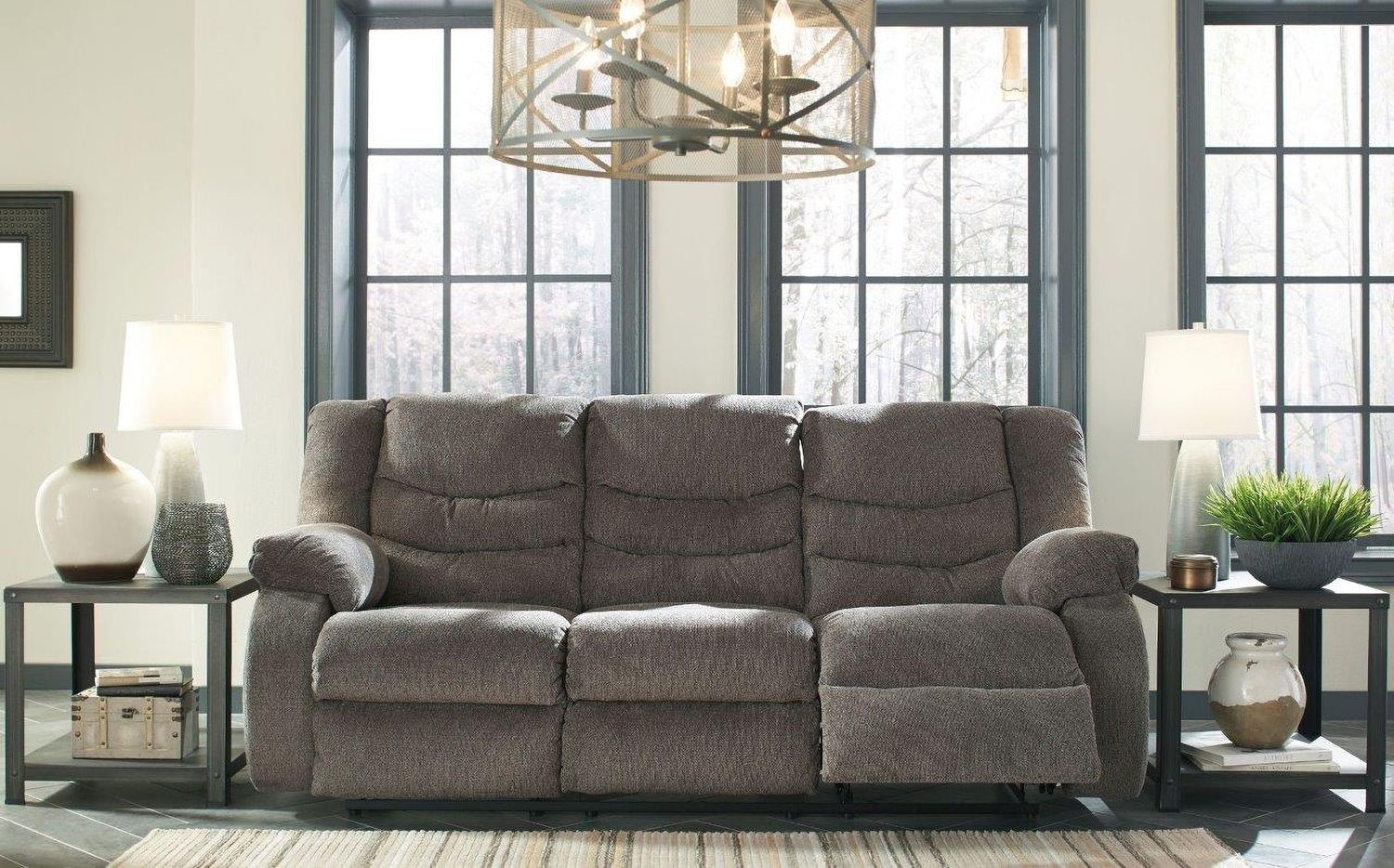 Tulen Reclining Sofa In Gray 9860688