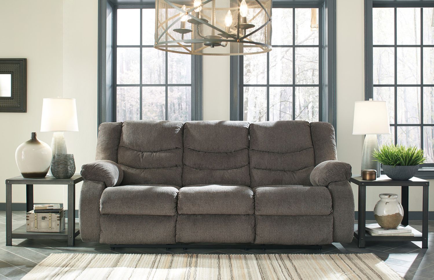 Tulen Reclining Sofa In Gray 9860688