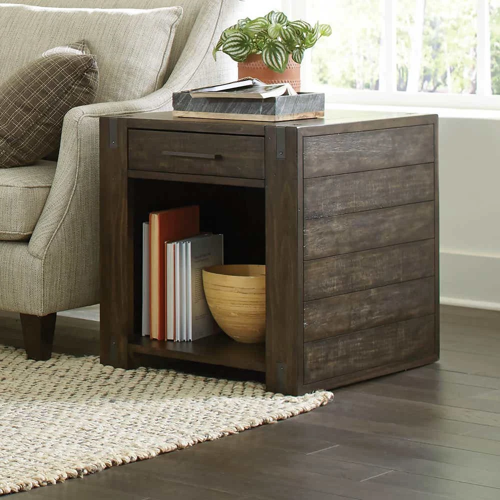 Portman Rectangular Drawer End Table 989915
