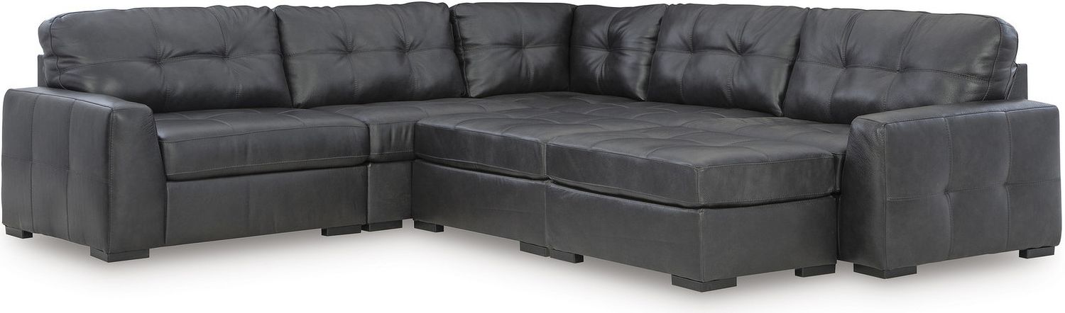 Brindley Pier 5-Piece Sectional In Fog 99503S3