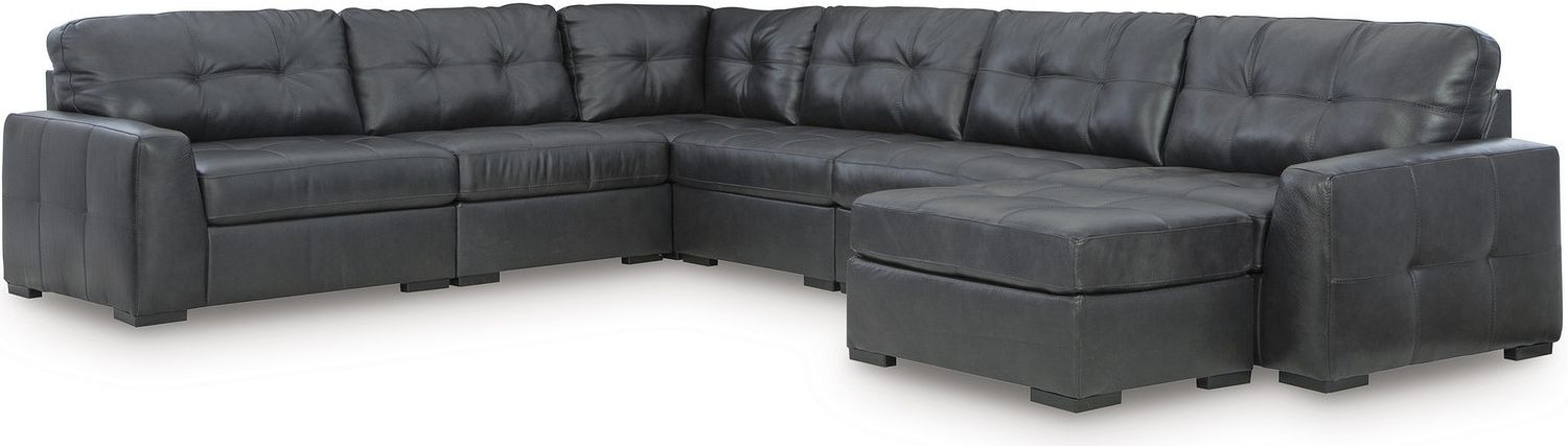 Brindley Pier 6-Piece Sectional In Fog 99503S5