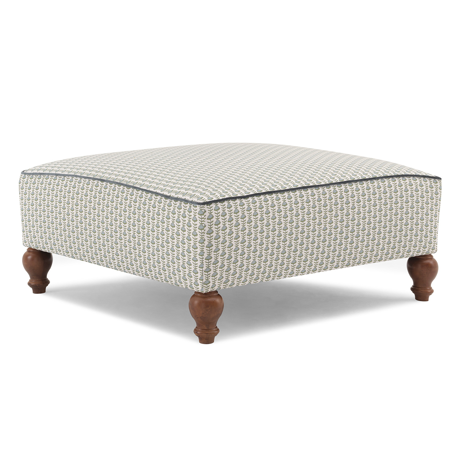 Renelle - Cocktail Ottoman - Dark Walnut - 9990DW 9990DW