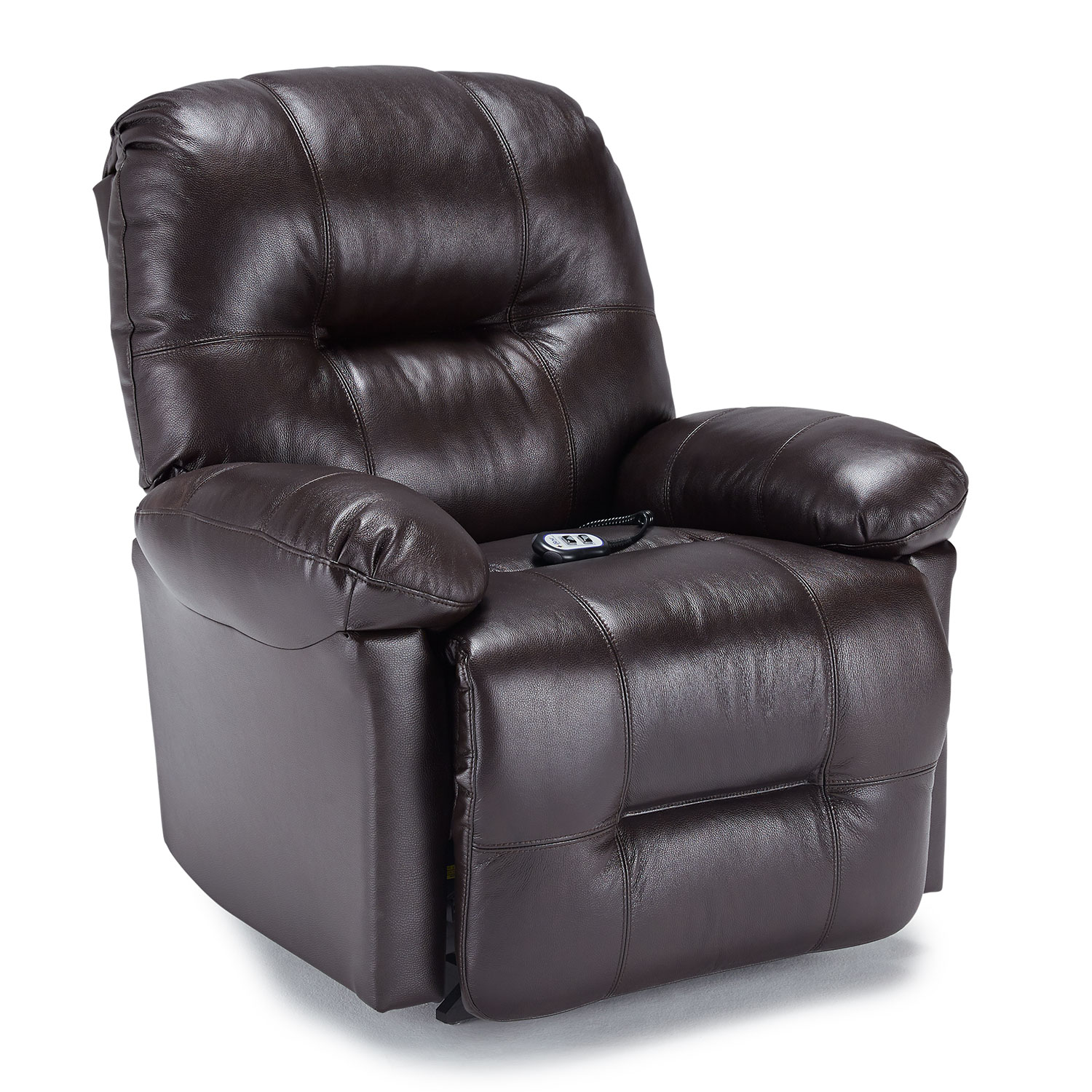 Zaynah - Top Grain Leather, Pillow Back & Arms Recliner - 9MW24LV 9MW24LV