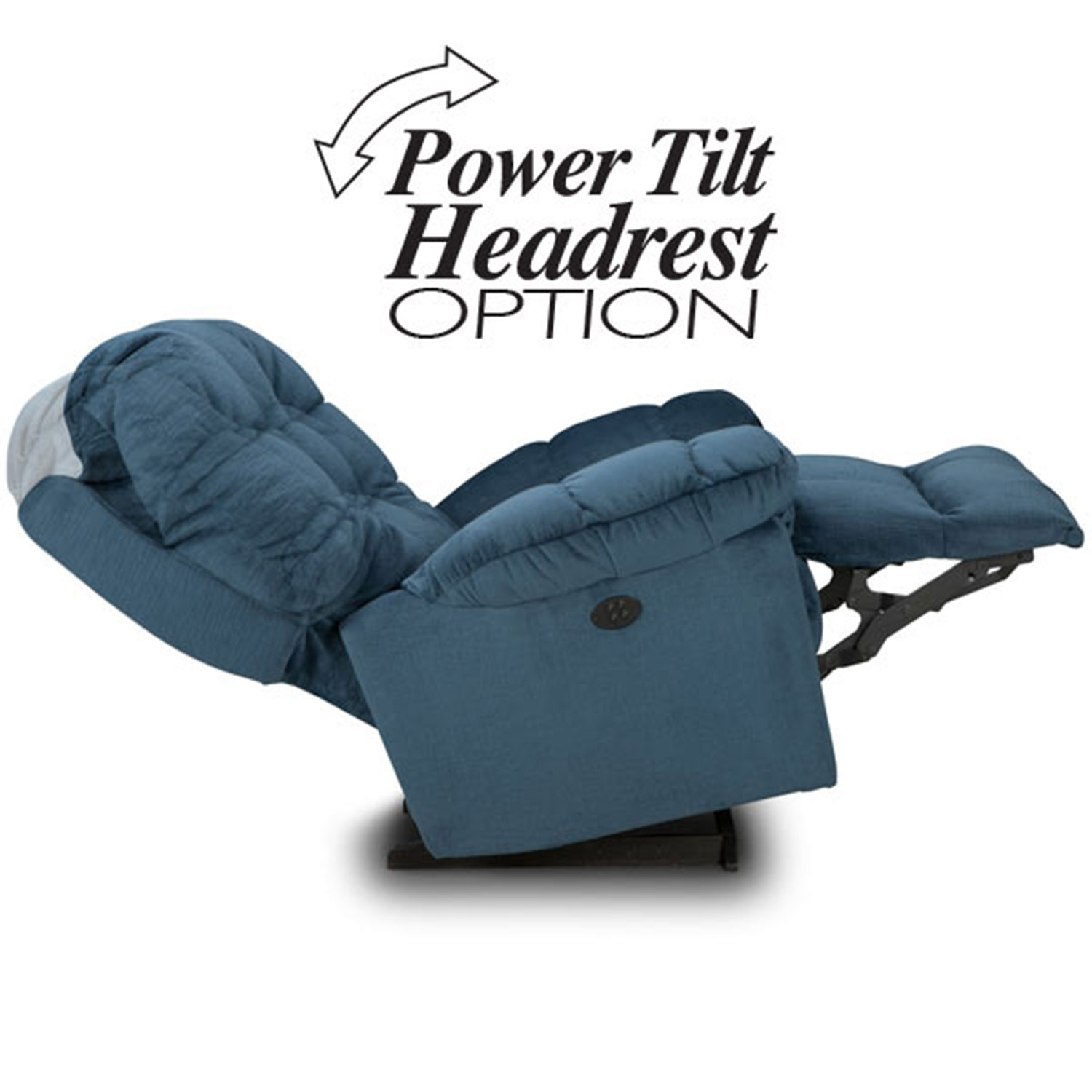 Brosmer - Overstuffed Pillow Biscuit Back Recliner With Padded Chaise Lounge. - 9MW84-1 9MW841