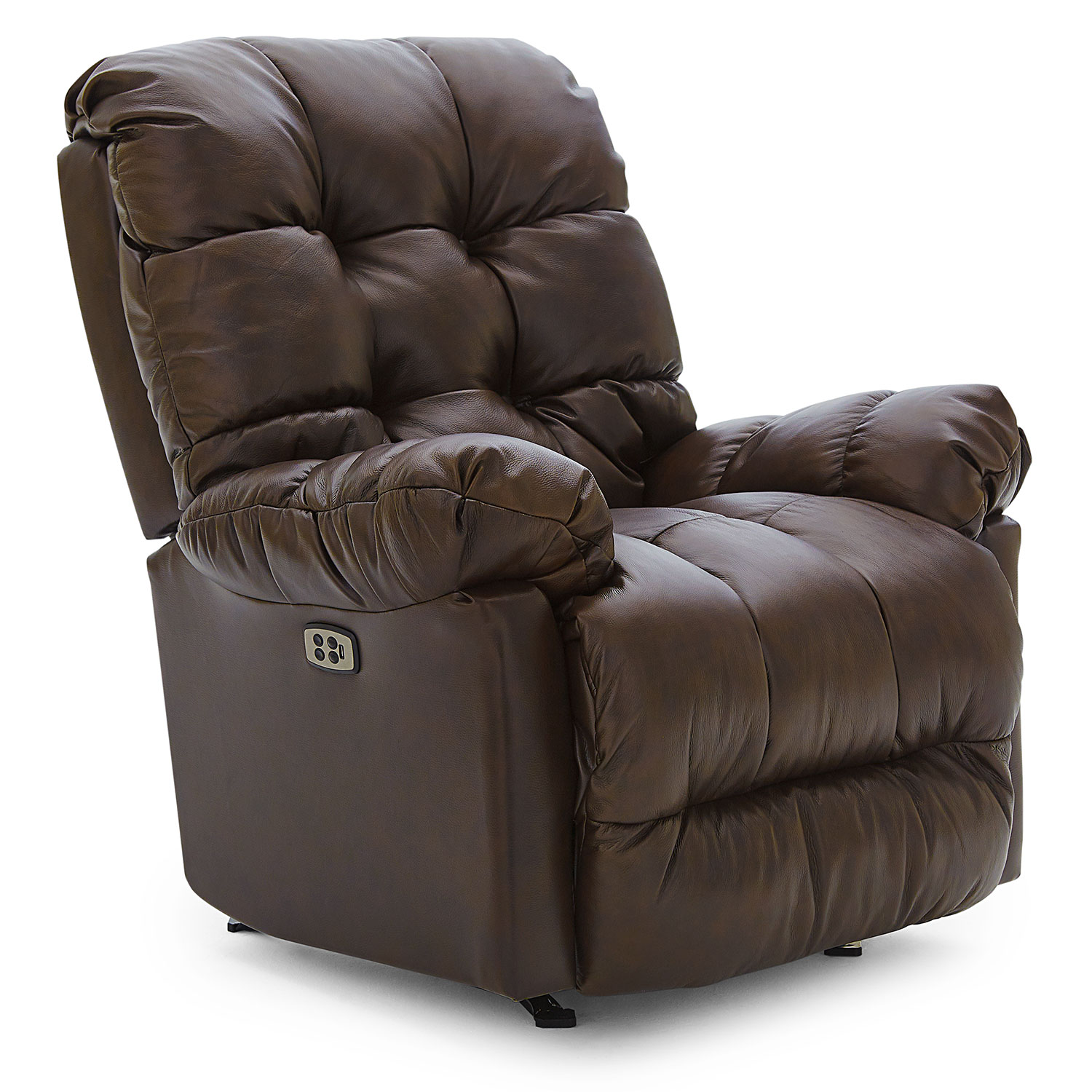 Brosmer - Overstuffed Pillow Biscuit Back Recliner With Padded Chaise Lounge. - 9MW87-1 9MW871
