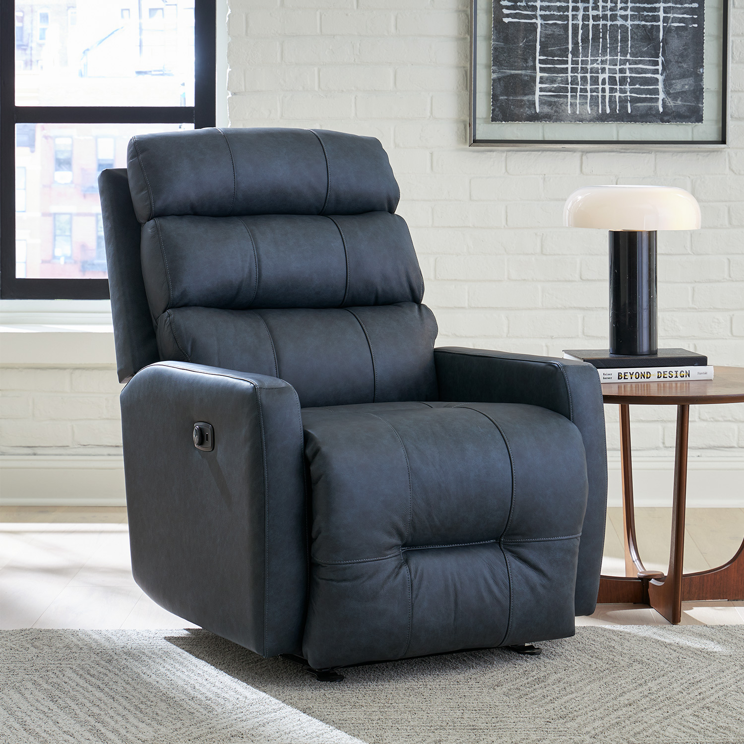 Kristisha - Modern-styled, Triple Back Recliner - 9N34 9N34