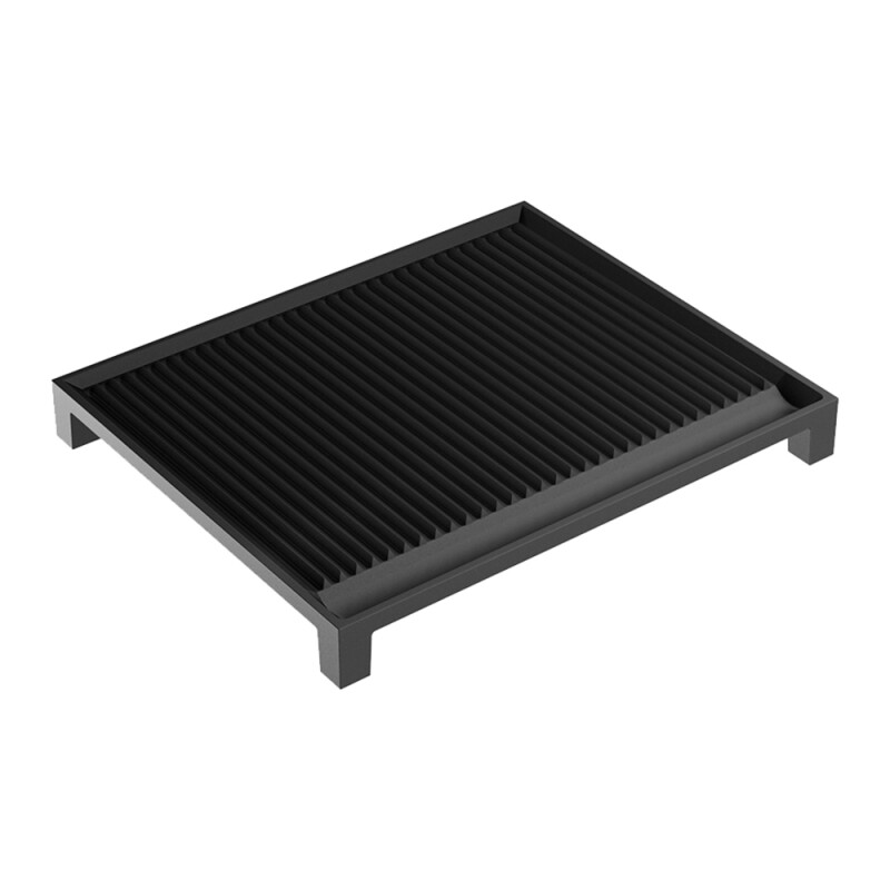 13 inch Ribbed Cast Iron Griddle A00602