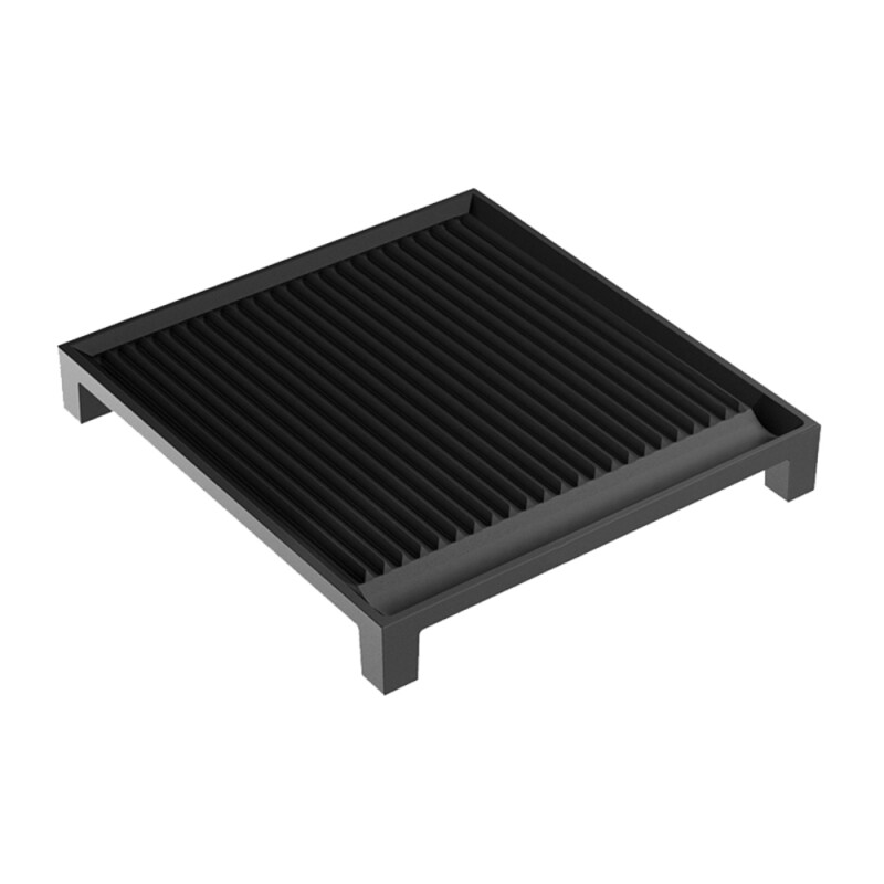 11.2 inch Ribbed Cast Iron Griddle A00604