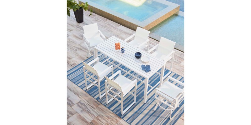 Bonavista Outdoor Rectangle Bar & Counter Dining Table A01972CDTTMO
