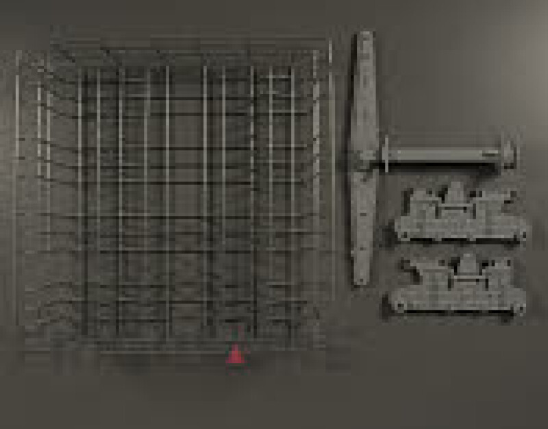 Dishwasher Upper Dishrack Assembly A01986801