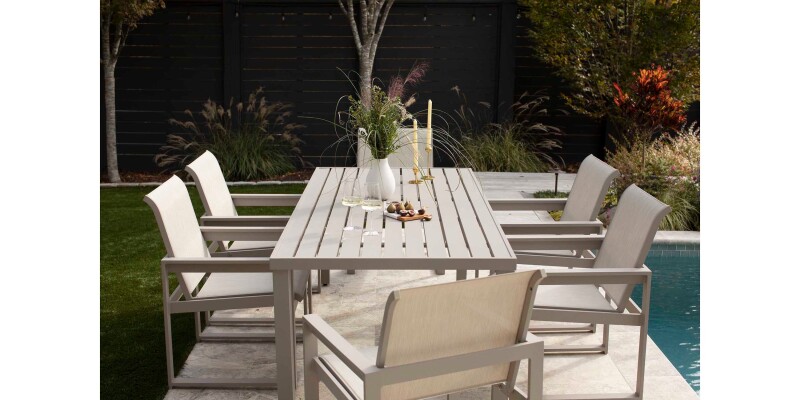 Bonavista Outdoor Rectangle Dining Table A019DTGRA