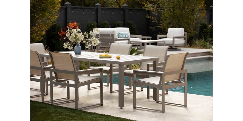 Bonavista Outdoor Rectangle Dining Table A019DTTBK