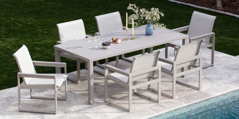 Bonavista Outdoor Track Arm Dining Chair A021AC05149TBK