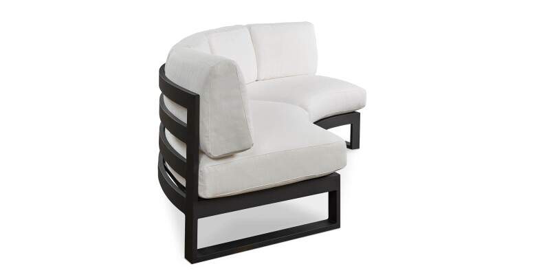 Bonavista Outdoor Curved Armless Sectional A021K452O12718SLOUNGEGRA