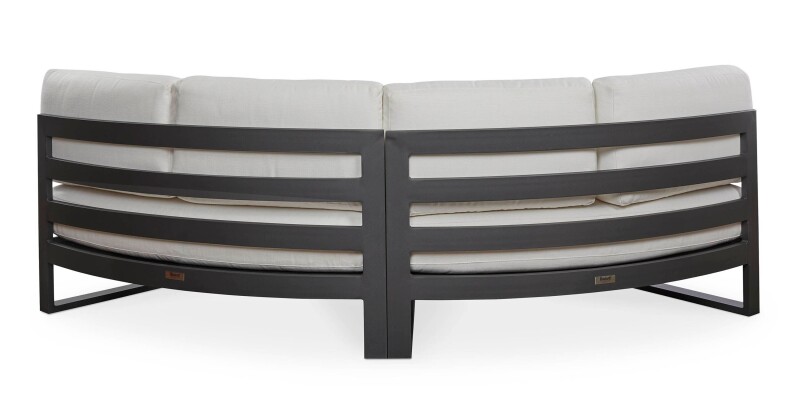Bonavista Outdoor Curved Armless Sectional A021K452O12719SLOUNGEGRA