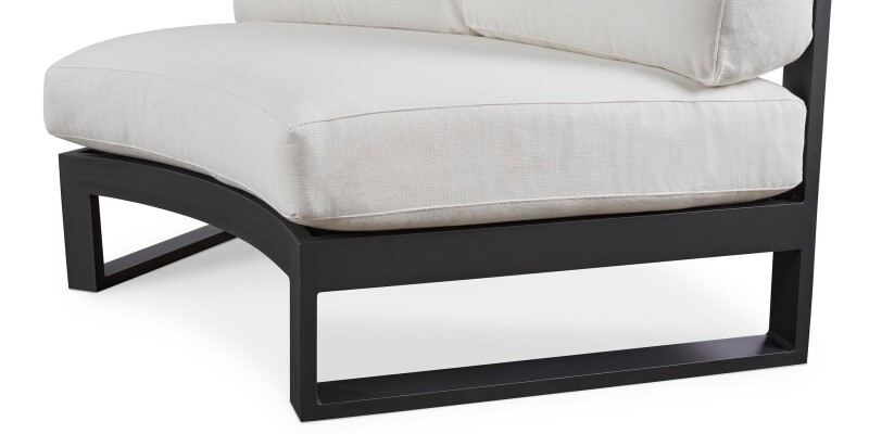 Bonavista Outdoor Curved Armless Sectional A021K452O12719SLOUNGEGRA