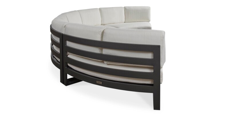Bonavista Outdoor Curved Armless Sectional A021K454O12719SLOUNGEGRA