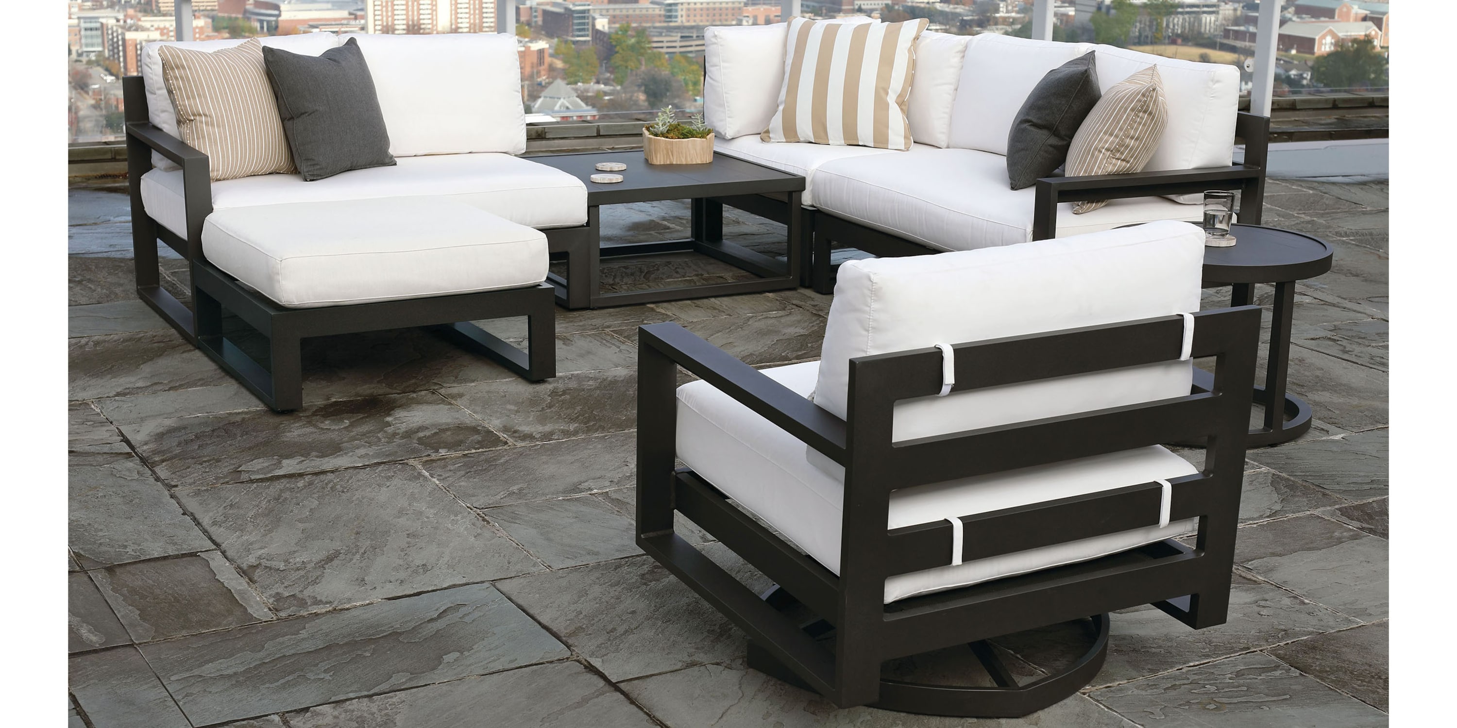 Bonavista Outdoor Track Arm Sectional A021LSECT3O12719SPREMIERGRA