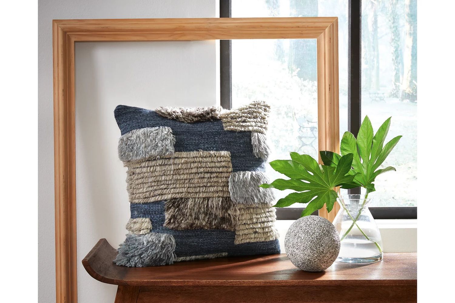 Gibbend Blue And Gray Pillow Set Of 4 A1000926