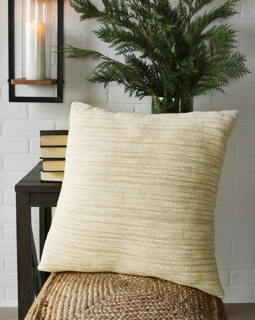 Budrey Tan And White Pillow A1000959P