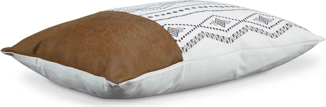 Lanston Caramel And Black And White Pillow A1000997P