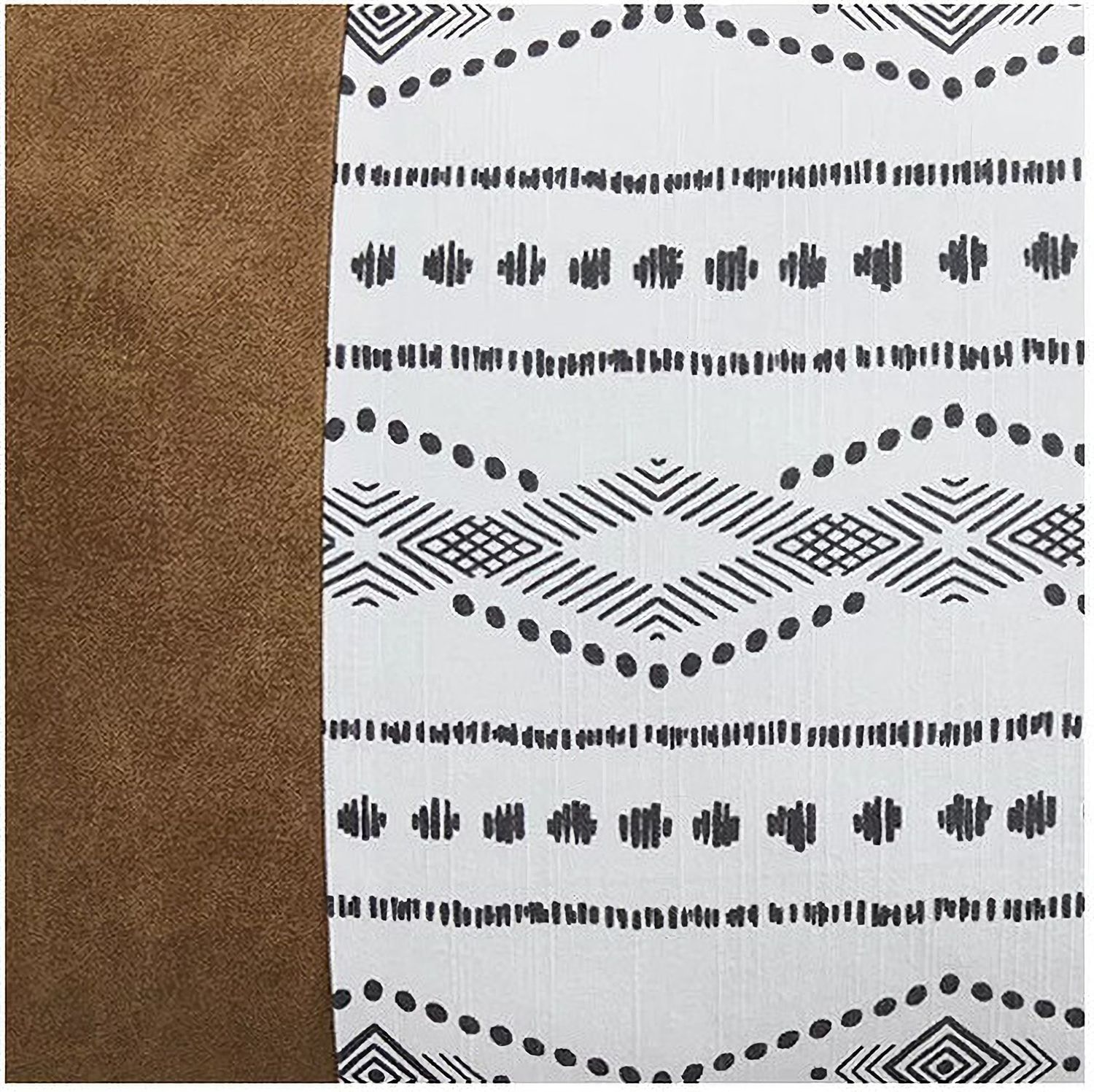 Lanston Caramel And Black And White Pillow A1000997P