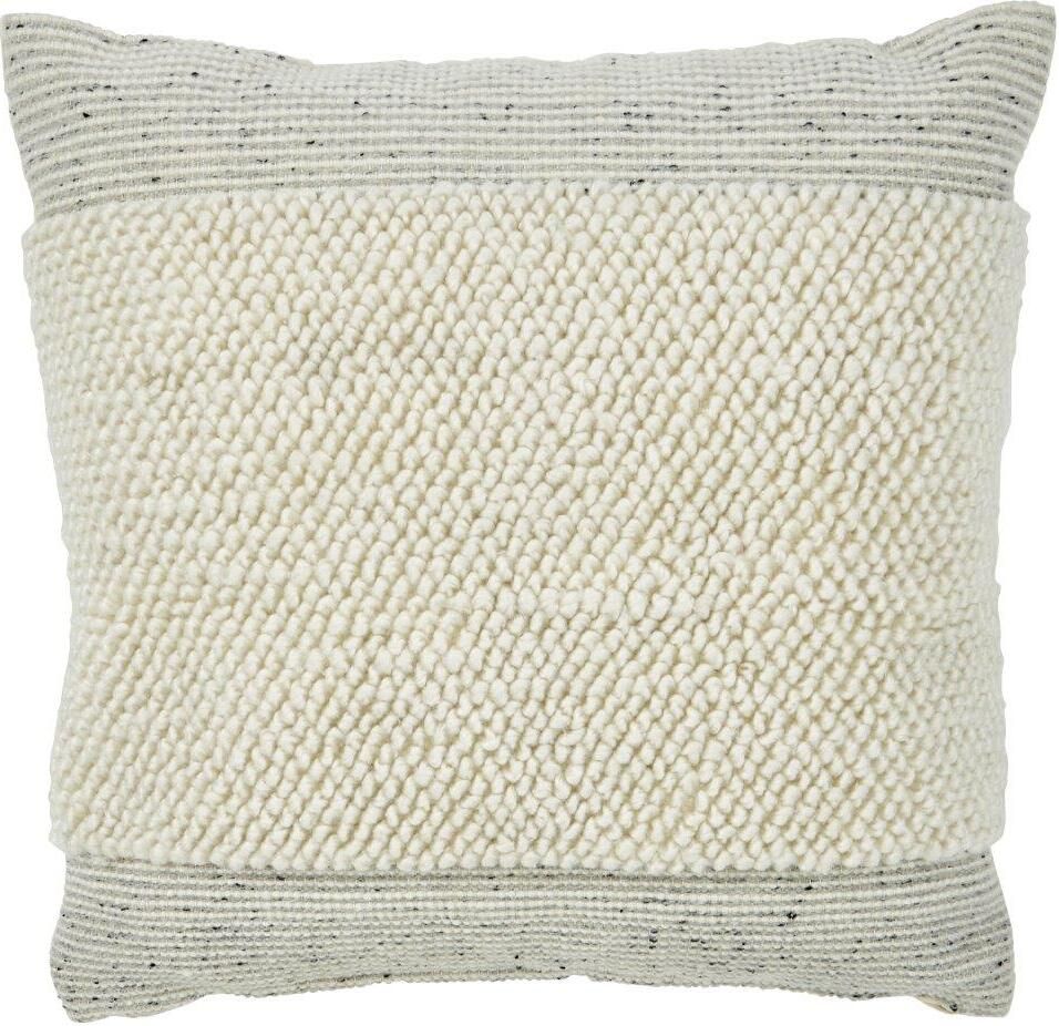 Rowcher Gray And White Pillow A1001004P