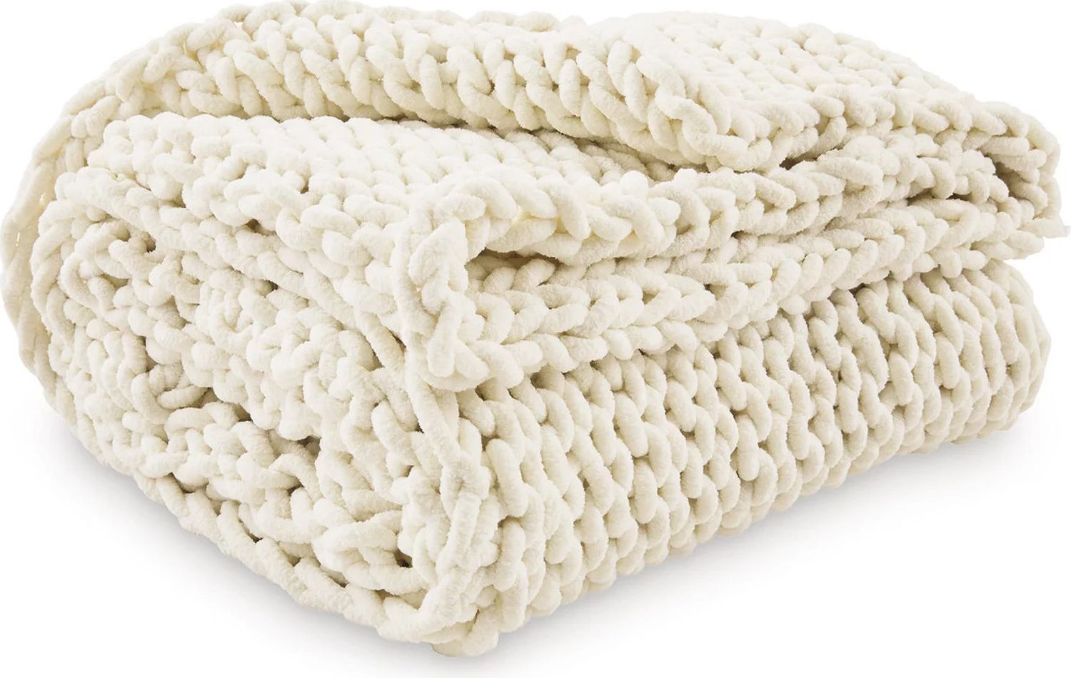 Chaddon Throw In Ivory A1001060T