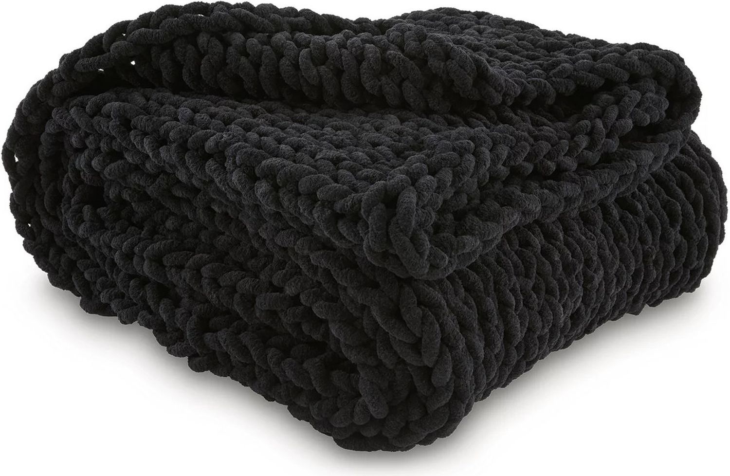 Chaddon Throw Set of 3 In Black A1001061