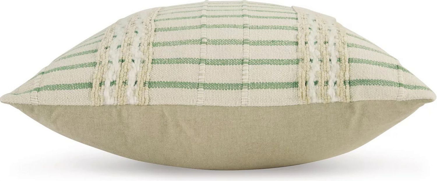 Rowton Pillow In White and Green A1001072P