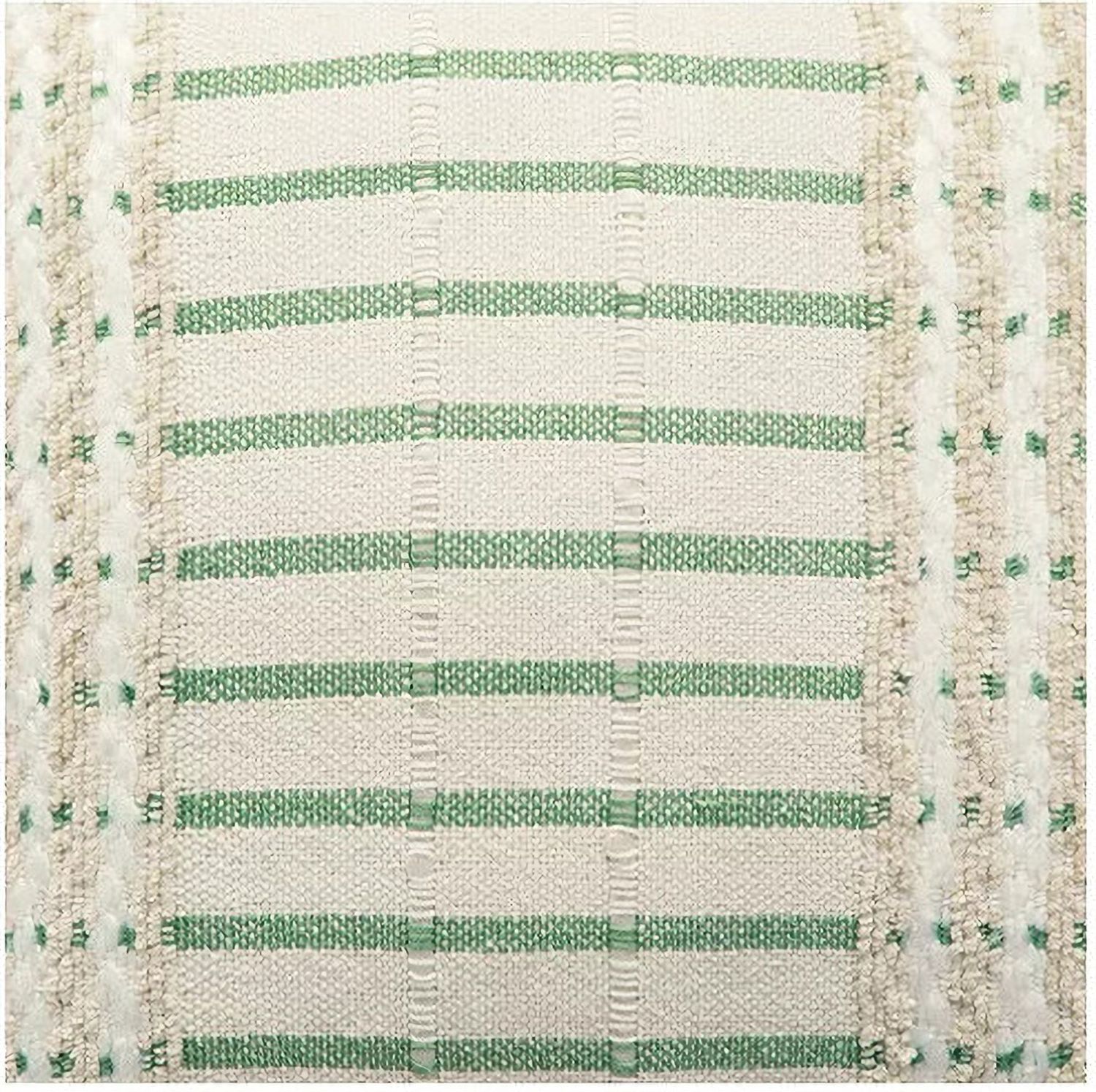 Rowton Pillow In White and Green A1001072P