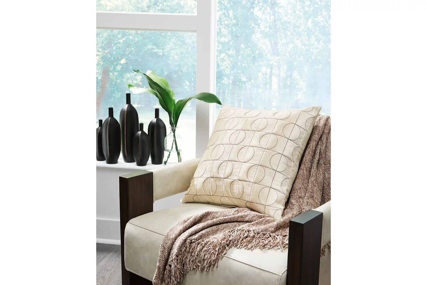 Kydner Pillow Set of 4 In Beige and Brown A1001074