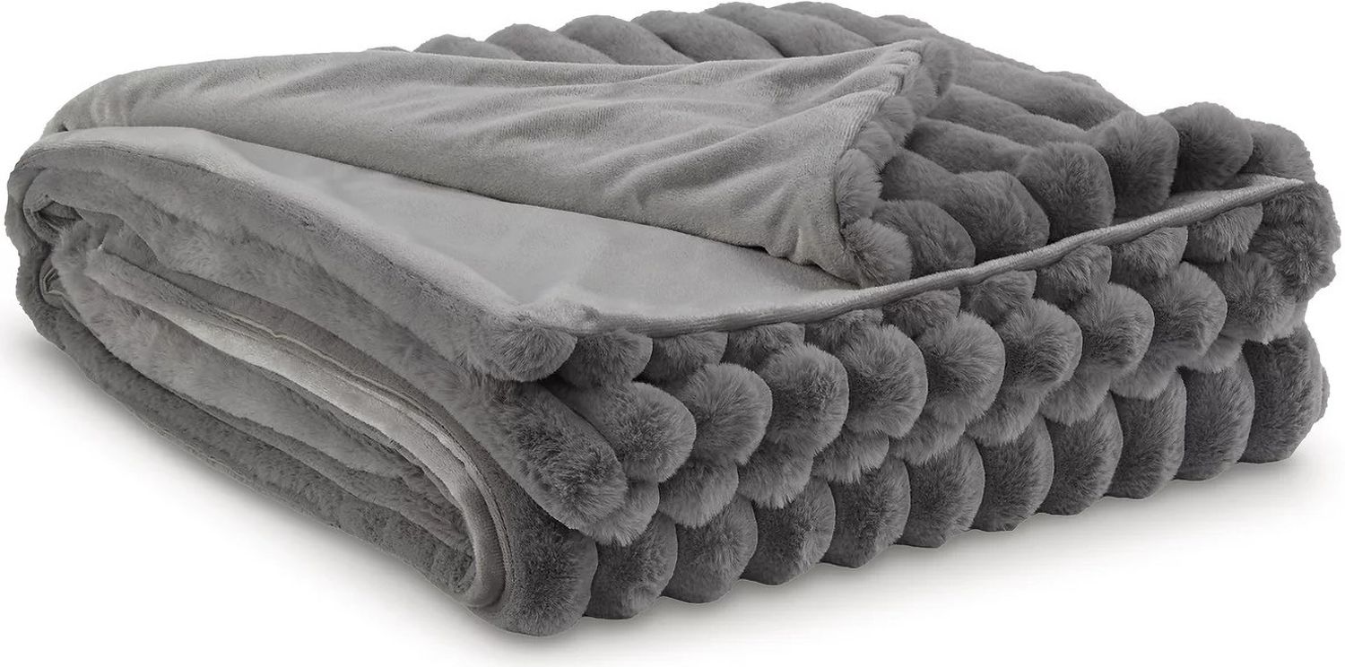 Alsonwell Throw Set of 3 In Gray A1001081