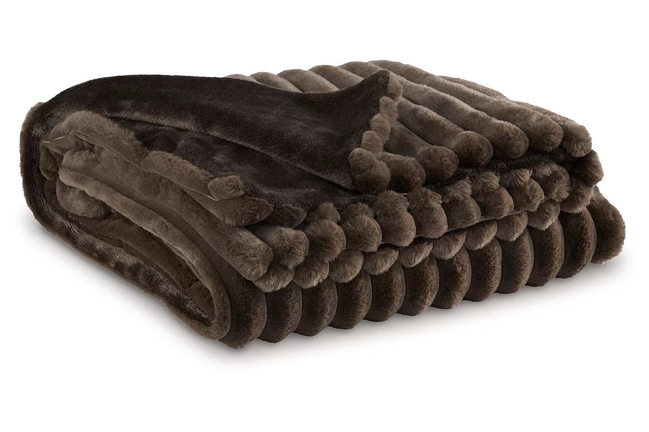 Alsonwell Throw Set of 3 In Brown A1001082