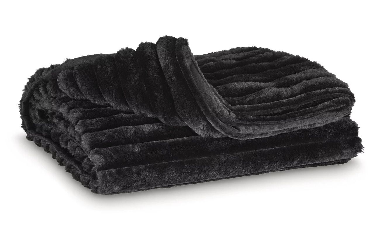 Alsonwell Throw In Black A1001083T