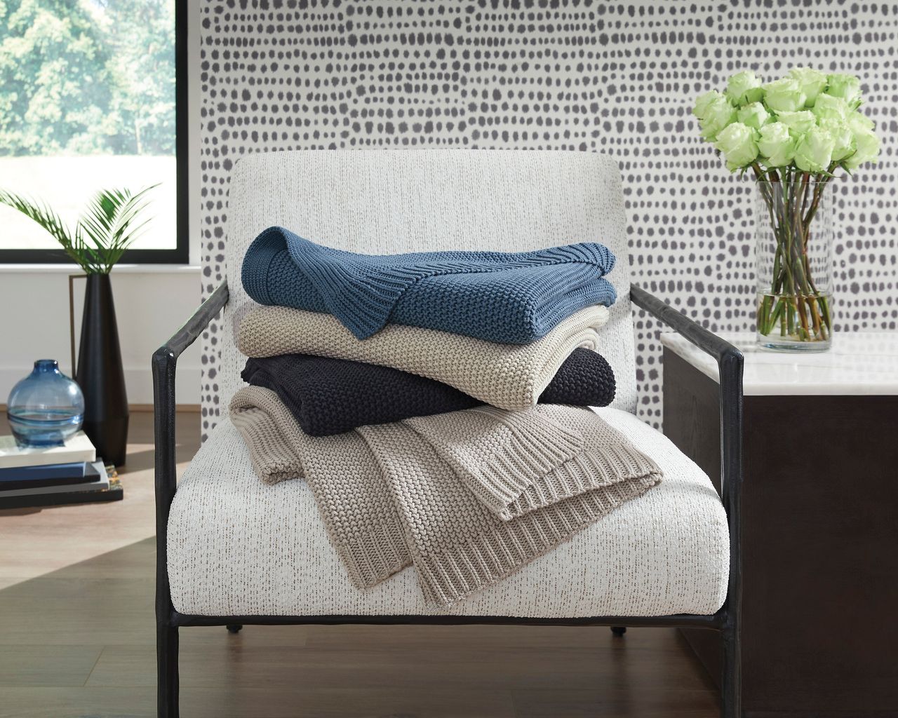 Gayelery Throw Set of 3 In Sand A1001084