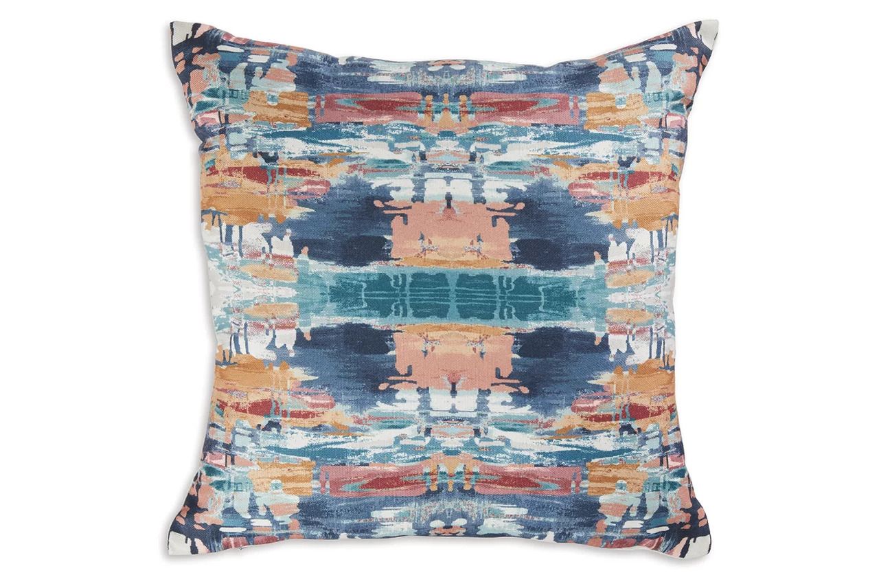 Kennick Pillow Set of 4 In Blue and Yellow A1001092